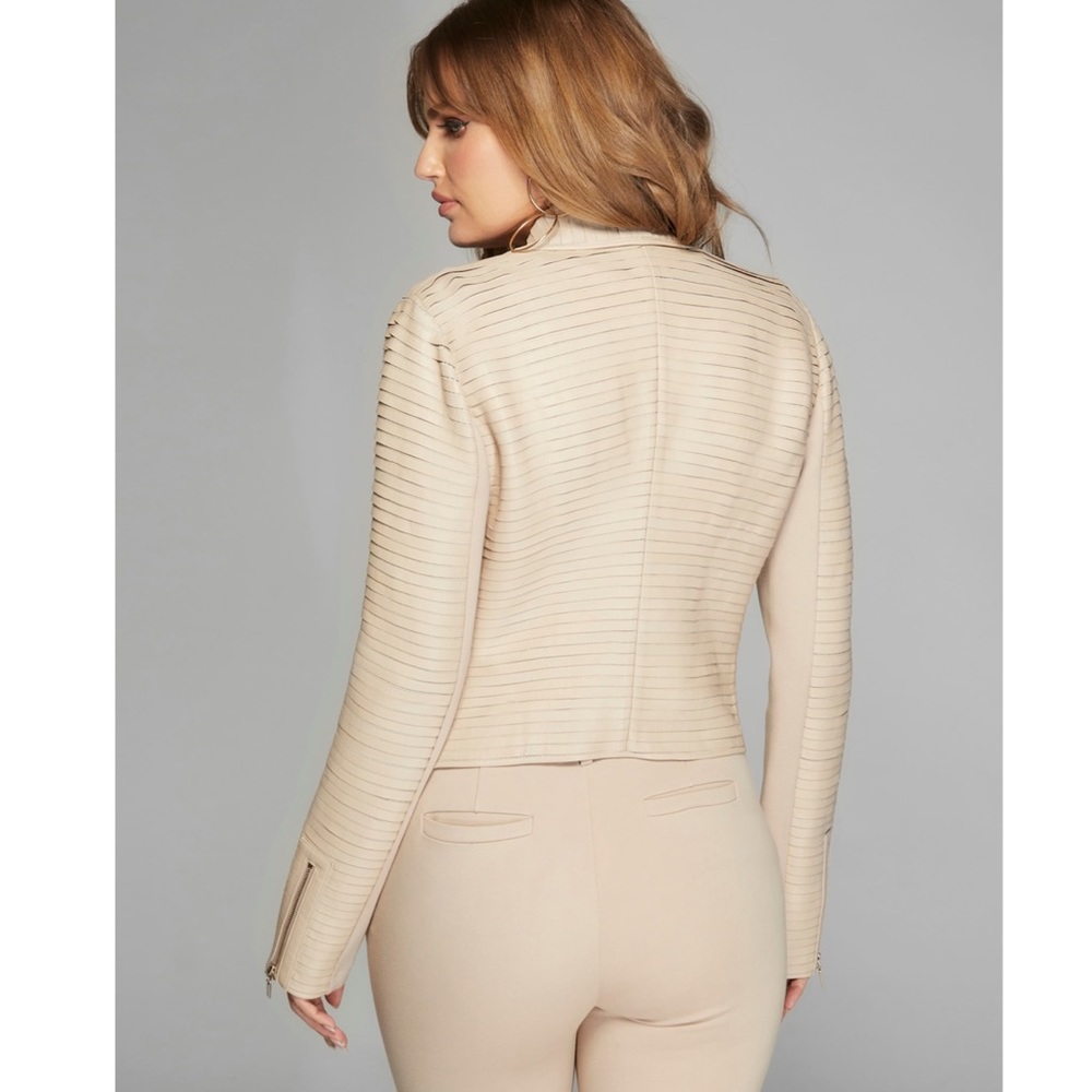 Marciano Shayna Drape Leather Jacket - Picture 5 of 11